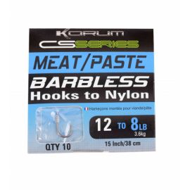 Korum Meat/Paste Hooks to Nylon